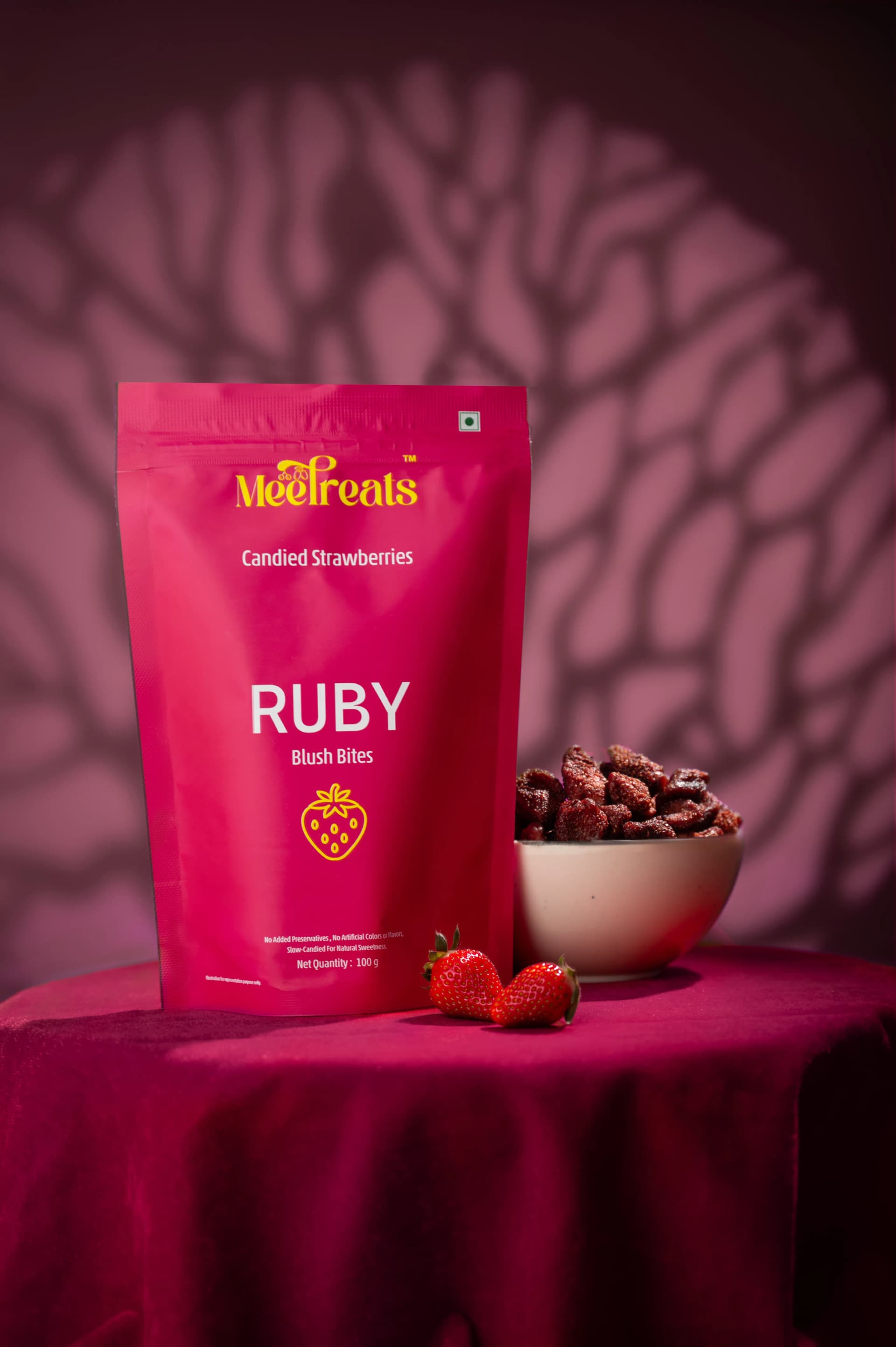 MeeTreats Ruby Blush Bites snack